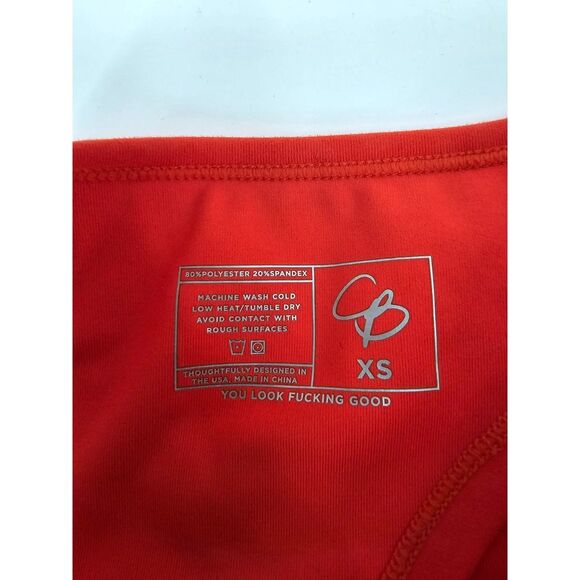 Celestial Bodiez Power Tank Crop Top Orange XS - Picture 3 of 4